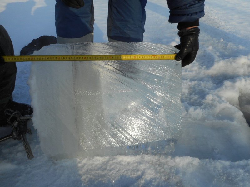 Толщина льда безопасная для человека