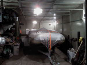 Как хранить резиновую лодку зимой в гараже